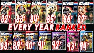 RANKING EVERY YEAR OF GI JOE