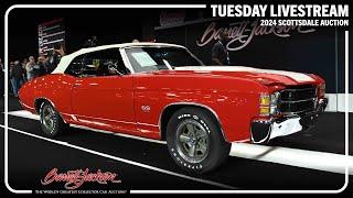 2024 SCOTTSDALE TUESDAY LIVESTREAM - Tuesday, January 23  - BARRETT-JACKSON 2024 AUCTION