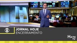 HD | Encerramento do Jornal Hoje com César Tralli - 04/03/2017