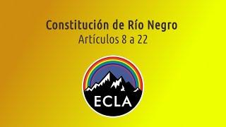 Constitución de Río Negro - Artículos 8 a 22