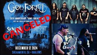 God Forbid cancel Dec 12th show but announce The Lost Noize EP!