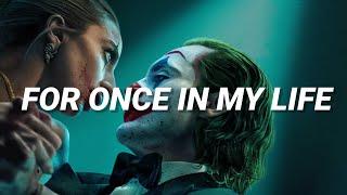 Joaquin Phoenix - For Once In My Life (Lyrics) (From Joker: Folie à Deux)