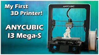 Anycubic I3 Mega-S, Unboxing, Assembly, Set-up & First Print