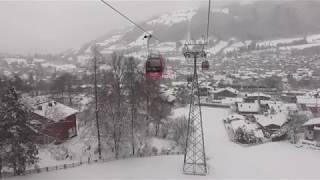 Die Hahnenkammbahn Kitzbühel (6-MGD - Girak-Garaventa) am 11.12.2018