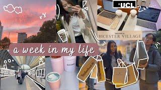 a week in my life: TERM 1 university college london  // uni vlog