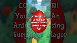 Animal Crossing Surprise Villager Egg! #acnh #animalcrossing #shorts