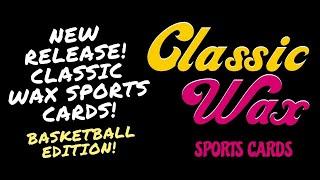 New Release! Classic Wax Sports Cards Basketball Box! Massive Vintage & Modern Pulls!