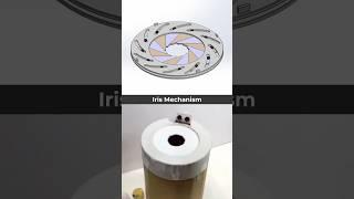Iris Mechanism in #solidworks  | Automatic Dustbin Design #shorts | Master CAD Studio #3danimation