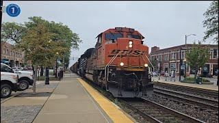 Homecoming day La Grange and Brookfield IL Railfanning 09/28/2024