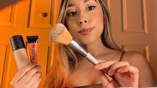 ASMR doing your makeup (personal attention) for job interview