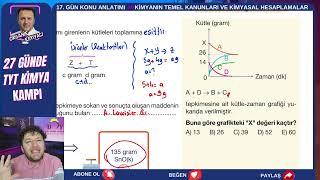 İŞTE GELDİK BURDAYIZ! | Kütlenin Korunumu, Sabit Oranlar ve Katlı Oranlar Kanunları | 2024 -17. Gün