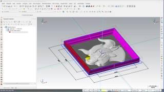 Mastercam. Обработка stl модели. часть 2