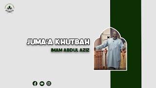 Masjid As Habul Yameen- Juma'a Khutbah- Imam abdul Aziz- June 14, 2024