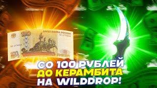 СО 100 РУБЛЕЙ ДО КЕРАМБИТА НА WILDDROP!