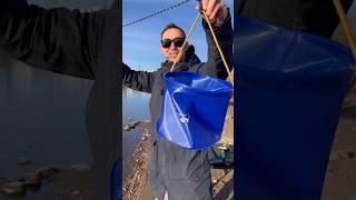 Ведро с веревкой - мега удобно #рыбалка #фидер