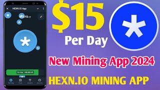 New mining App 2024 ! hexn.io app bot ! crypto mining app ! best mining app 2024 ! #mining