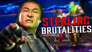 STEALING BRUTALITIES in EVERY MATCH of Mortal Kombat 11 (Ranked Mode Challenge)