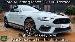 Ford Mustang Mach 1 5.0 V8 Tremec registered November 2021 (71) finished in Fighter Jet Grey