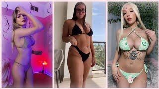 SHOW  YOURSELF IN BAGGY CLOTHES AND THEN IN A BIKINI challenge - TIKTOK  challenge compilation