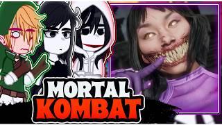 ||Creepypastas reacting to MORTAL KOMBAT|| \\/// ◆Bielly - Inagaki◆