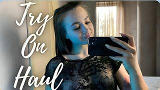 Try-On Haul Transparent Clothes With Julia | Try On Haul