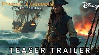 Pirates of the Caribbean 6: The New Horizon - Trailer (2025) | Johnny Depp, Jenna Ortega (4K)