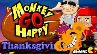 Monkey Go Happy Thanksgiving Walkthrough