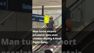 Four-Hour Flight Delay #plane #workout #flightdelay #amazing #news #amazing #coolidea #smart