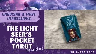 UNBOXING: THE LIGHT SEER'S POCKET TAROT in a tin!!!
