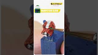 Learn How to Paint Green Lenses on your Space Marine Helmets for Warhammer 40k #shorts