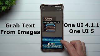 Useful Scenarios: Grab Text From Images - One UI 4.1.1 & One UI 5.0