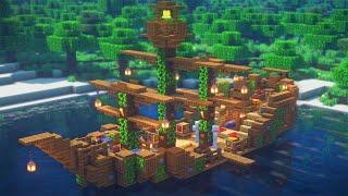 Minecraft: How to Fix a Shipwreck | Boat House Survival Tutorial