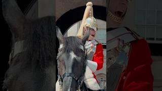 ROYAL GUARD SHOUTS MOVE BACK! | Horse Guards, Royal guard, Kings Guard, Horse, London, 2025