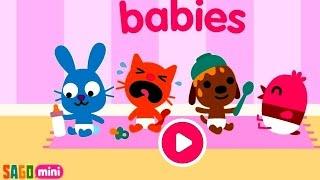 Sago Mini Babies | Sago Mini Малыши - Развивающий мультик (ИГРА) | Children's cartoon game