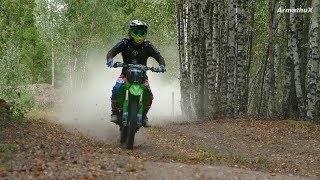 Kawasaki KX450F DirtBike Machine - Trails Riding (Raw)