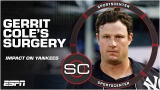 How Gerrit Cole's Tommy John surgery impacts the Yankees | SportsCenter