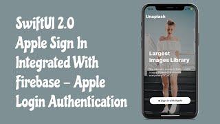 SwiftUI 2.0 Login Page + Apple Sign In Integrated With Firebase - Apple Login - SwiftUI Tutorials