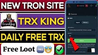 how to create account tronking free website // how to withdraw tronking free website // 2024