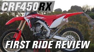 2017 Honda CRF450RX First Ride Review