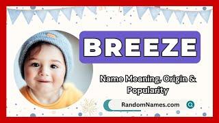 Breeze - Baby Boy Name Meaning, Origin & Popularity - RandomNames.com