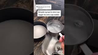 How to make simple syrup