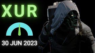 Where is XUR Today Destiny 1 D1 XUR Location and Official Inventory and Loot 30 Jun 2023, 6/30/2023