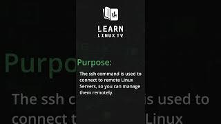 Linux Commands in 60 Seconds - The ssh Command