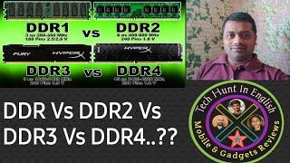 DDR Vs DDR2 Vs DDR3 Vs DDR4..??