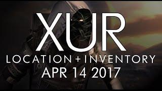 Destiny - Xur Location & Inventory for 4-14-17 / April 14, 2017 - Age of Triumph!