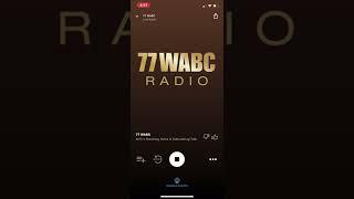 WABC-AM/New York, NY + WLIR-FM/Hampton Bays, NY “77 WABC” Legal ID February 6, 2022 at 4:00 pm