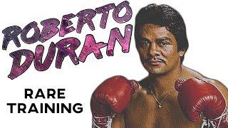 Roberto Duran RARE Training In Prime