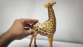 Clay Sculpting: How to make Giraffe with clay, DIY clay animals, clay Sculpture art, clay modelling