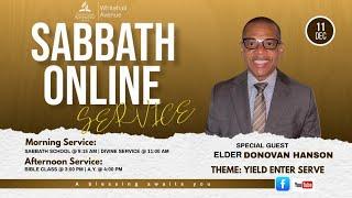 Whitehall Avenue SDA Church || Yield. Enter. Serve (PART 2) || Sabbath Service || 11/12/21