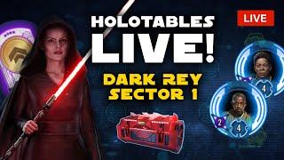 Testing Teams - Dark Rey Sector 1 - Feats Mini Final Boss Guide Conquest Vol 17 | SWGOH Live